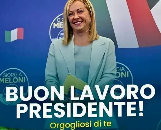 Buon lavoro Presidente!