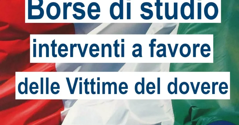 Borse di studio vittime del dovere